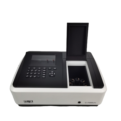 7 inch LCD Display Single Beam Lab Spectrophotometer voor golflengtebereik 320-1100nm