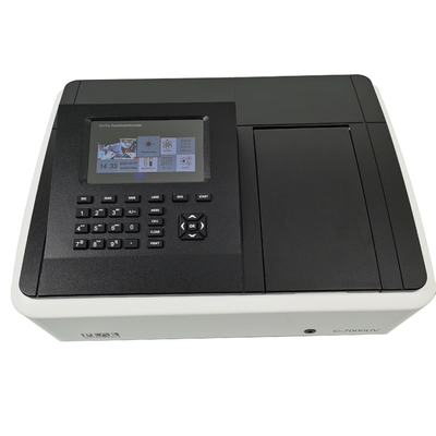 7 inch LCD-scherm zichtbare halogeenlamp spectrophotometer voor medische laboratoriummetingen