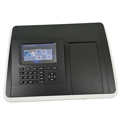 Enige Straal 2nm Bandbreedte 7 Duimlcd het Schermchn Vis 325-1000nm Spectrofotometer