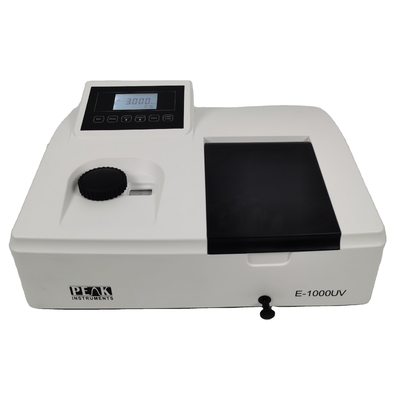 Enkele straal zichtbaar 320-1000 nm golflengtebereik Chemie-analysator spectrofotometer