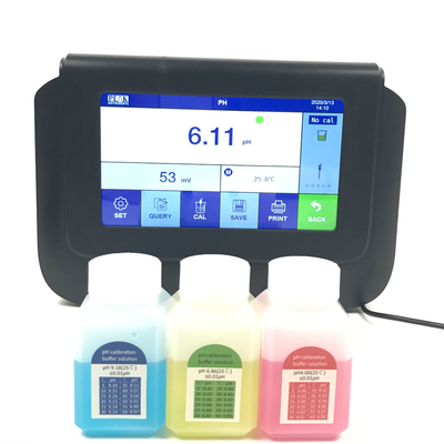 Hoge resolutie 7 inch Kleur LCD Touch Screen Lab Digitale mV ph meters voor afvalwater