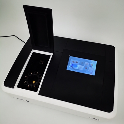 LCD touchscreen xenonlamp 2nm dubbelstraal UV zichtbare spectrophotometer met USB HOST-gegevensuitgang