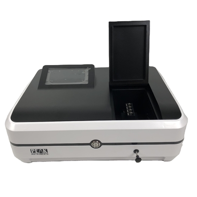 Automatische instelling van de golflengte van de enkelstraalspectrophotometer en fotometrische nauwkeurigheid ±0,5%T