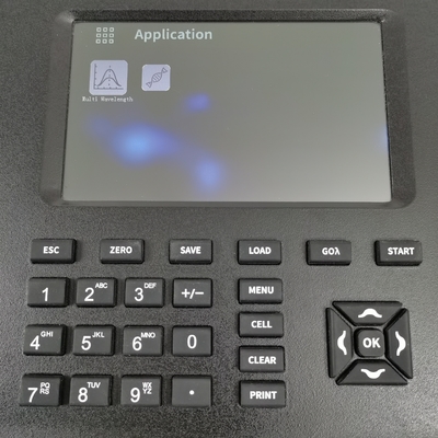 190-1100nm variabele bandbreedte dubbelstraal UV-spectrophotometer met 7 inch LCD-scherm