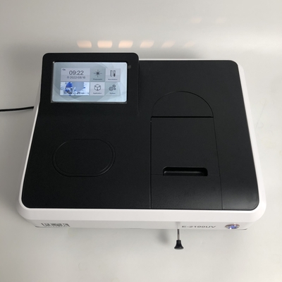 OEM-ondersteuning 320-1100nm 4nm Single Beam Visible Spectrophotometer met touchscreen