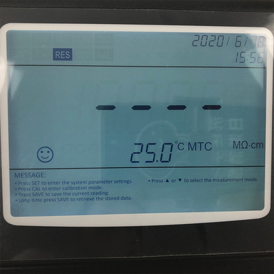 Elektrodeconstante 0,1/1/10cm-1 6,5 inch LCD Display Leiding TDS Zoutgehaltemeter