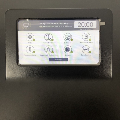 Grote LCD touchscreen Basic Single Beam Visible Spectrophotometer met USB-uitvoerpoort