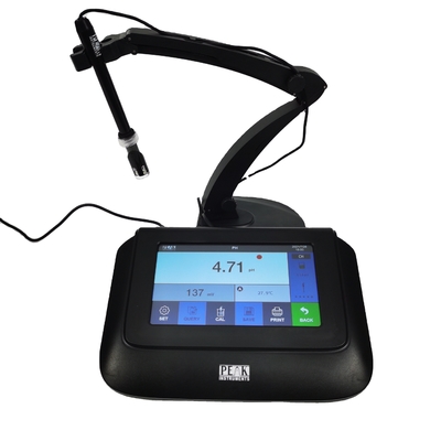Laboratoriumniveau aanraakscherm Elektronische pH-meter Hoog nauwkeurigheid en temperatuurcompensatie