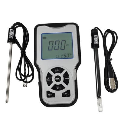 Draagbare digitale 5 in 1 Ec Tds zoutgeleidingsmeter met 1 punt kalibratie