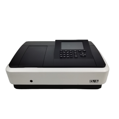 7 inch kleurscherm enkelstraal UV zichtbare spectrophotometer met variabele bandbreedte
