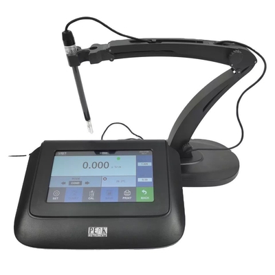 Benchtop geleidingsmeter met 1 punt kalibratie en 7 inch touchscreen display