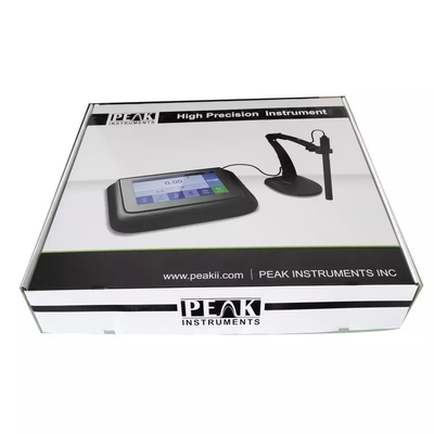 Benchtop geleidingsmeter met 1 punt kalibratie en 7 inch touchscreen display