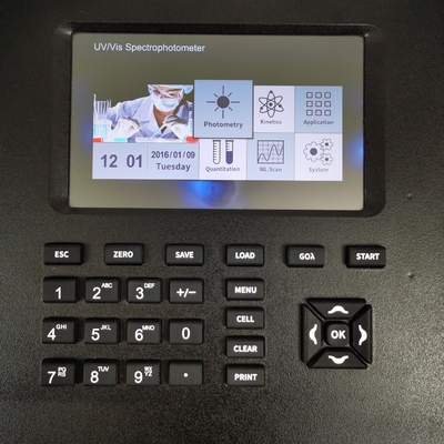 Op maat gemaakte ODM-ondersteuning Piekinstrumenten Laboratorium 2nm Bandbreedte Zichtbare Spectrophotometer