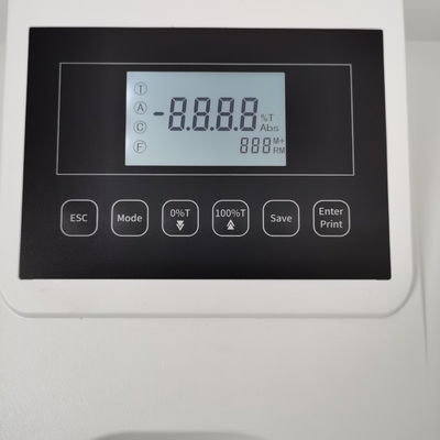 Accurate en draagbare UV Vis Water Spectrophotometer met Stray Light ≤ 0,15%T 360 nm