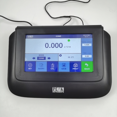 7 inch touchscreen waterproef op de bank 5 in 1 ec meter voor multi-parameter analyse