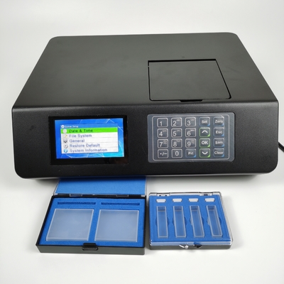 Basisfout ±2%FS 4,3 inch Kleur LCD-scherm Bench Turbidity Meter met LED-lichtbron