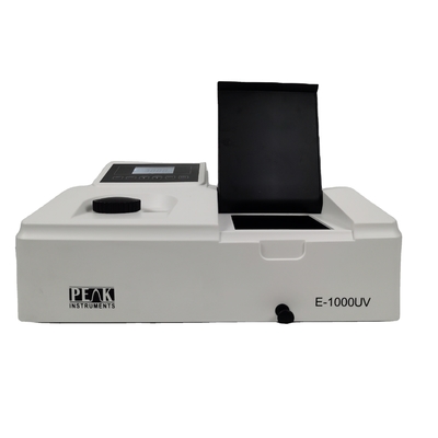 Handmatige spectrophotometer voor enkelstraaloptisch systeem 190-1020 nm UV zichtbare spectrometer