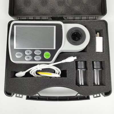 Draagbare troebelheidsmeter met 4,3 inch kleuren-LCD-scherm en hoge nauwkeurigheid NTU-aflezing