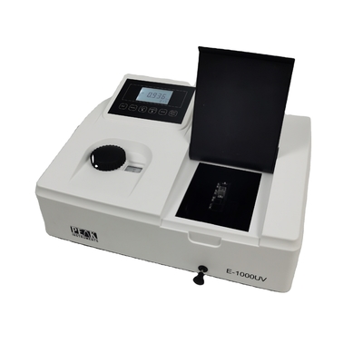 Spectrophotometer met golflengte 190-1020 nm met en achtergrondverlichtend LCD-scherm van 40*70 mm