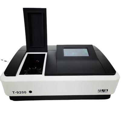 190-1100nm UV/Vis spectrophotometer met touchscreen en 2nm spectrale bandbreedte