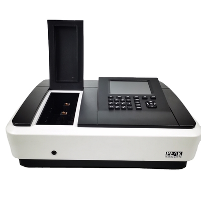 Professionele 190-1100nm UV dubbelstraalspectrophotometer met deuterium/tungstenlamp