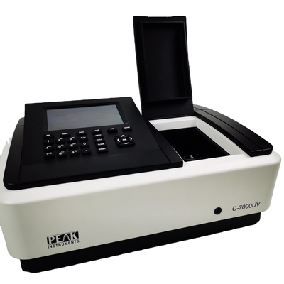 190-1100nm golflengtebereik Single Beam Spectrophotometer voor microcomputerverwerking