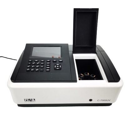 2nm spectrale bandbreedte Lab UV-vis Single Beam 190-1100nm spectrophotometer voor controle