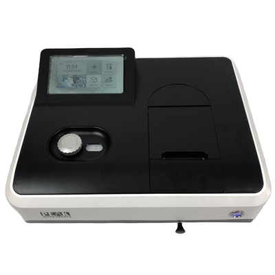 4nm bandbreedte UV zichtbare spectrophotometer met touchscreen en 0,002A 500nm stabiliteit