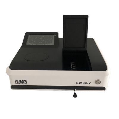 190-1100nm UV-spektrophotometer met USB-uitvoerpoort en touchscreen