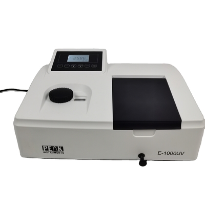 190-1020nm golflengte bereik Single Beam Spectrophotometer met langdurige duurzaamheid