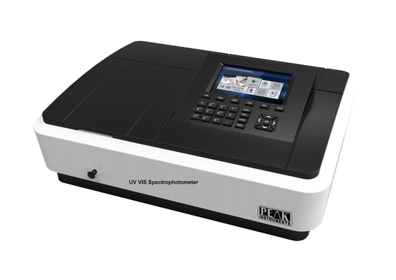 ≤ 0,2 nm golflengte herhaalbaarheid dubbelstraal UV/zichtbare spectrometer voor laboratoriumoplossingen