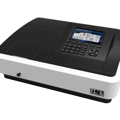 Dubbele straal UV-Vis spectrophotometer 190-1100nm golflengte bereik door piek instrumenten