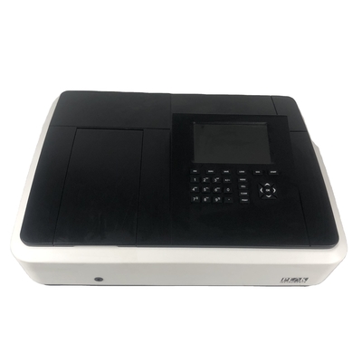 Piekinstrumenten Dubbelstraal 1nm Bandbreedte UV Zichtbare spectrophotometer voor 190-1100nm