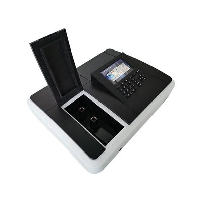 Piekinstrumenten Dubbelstraal 1nm Bandbreedte UV Zichtbare spectrophotometer voor 190-1100nm